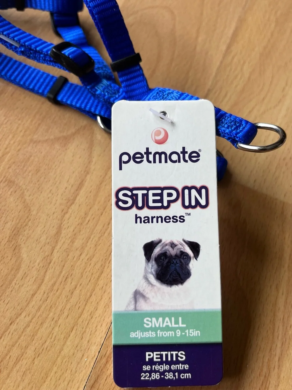 Petmate Step-In Dog Harness in Bright Blue